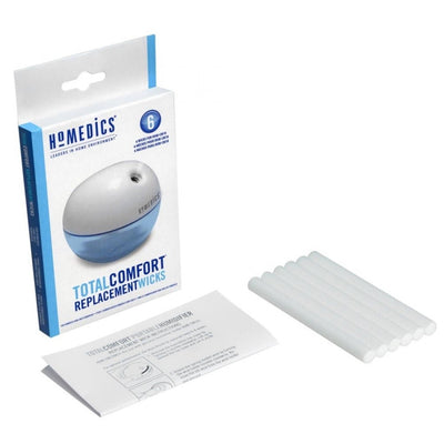 HOMEDICS TotalComfort Replacement Wicks for Personal Humidifier (6 Pack) - Relaxacare