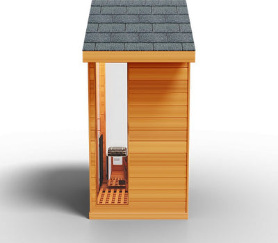 Hybrid Nature 5 Steam/Infared Outdoor sauna - Relaxacare