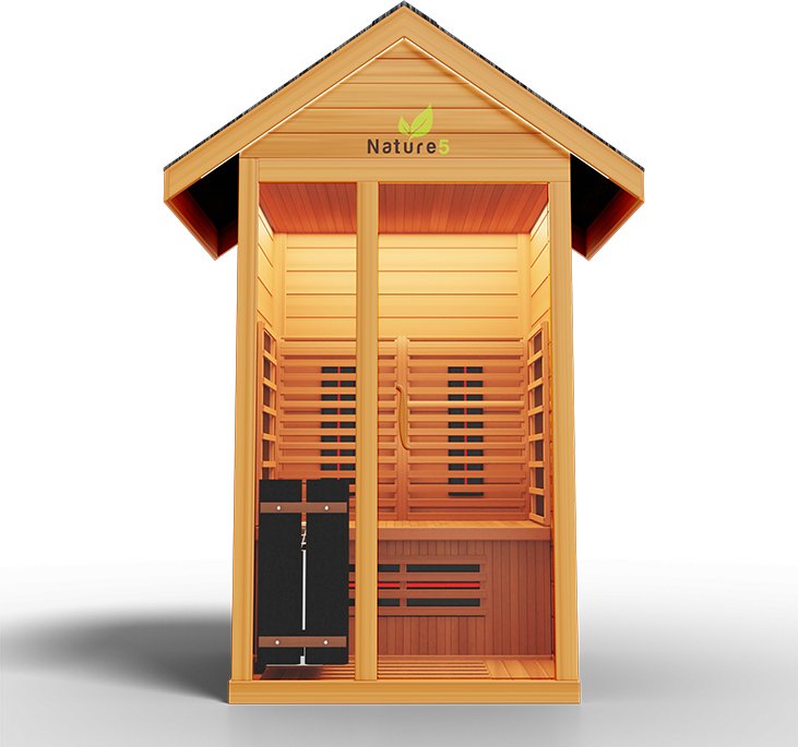 Hybrid Nature 5 Steam/Infared Outdoor sauna - Relaxacare