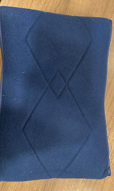 Clearance - Not In Box - Fabric Heating Pad Plug In Water Bottle Navy Blue