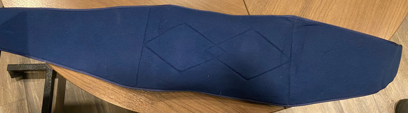 Clearance - Not In Box - Fabric Heating Pad Plug In Water Bottle Navy Blue