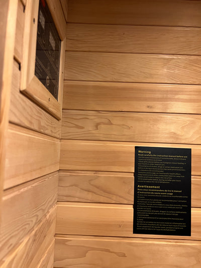 Demo unit-IComfort-Infrared 2 person sauna