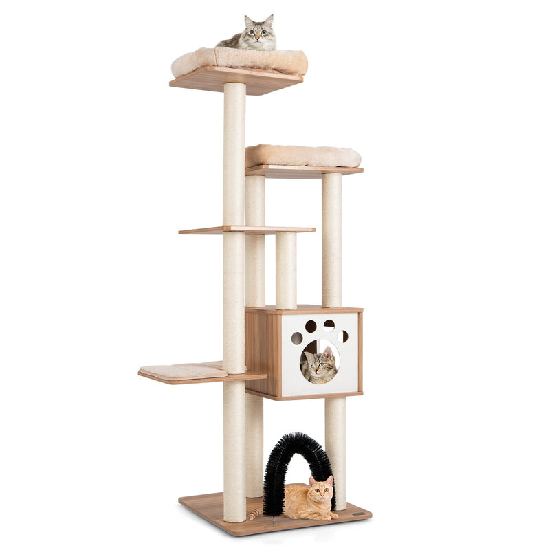 Indoor Cat Tree Tower with Platform Scratching Posts - Relaxacare