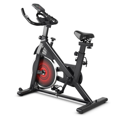 Indoor Silent Belt Drive Adjustable Resistance Cycling Stationary Bike - Relaxacare