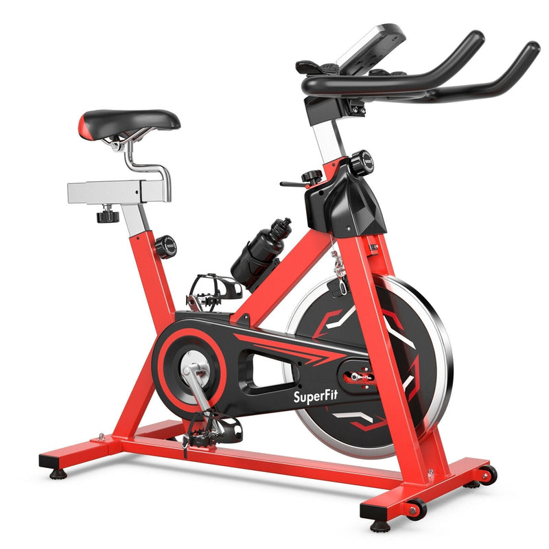 Indoor Stationary Belt Driven Exercise Cycling Bike of Gym Home - Relaxacare