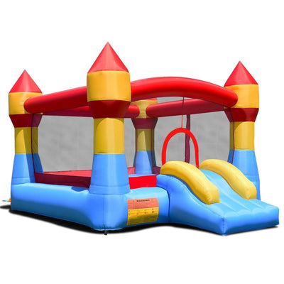 Inflatable Bounce House Castle Jumper Without Blower - Relaxacare