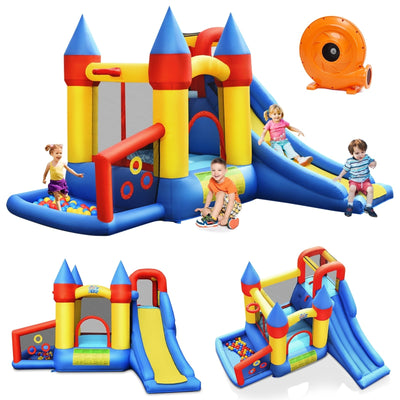 Inflatable Bounce House with Balls and 780W Blower - Relaxacare