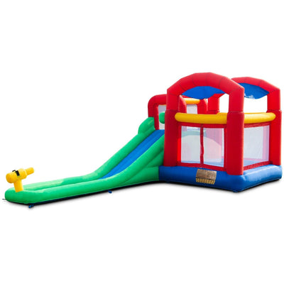 Inflatable Moonwalk Slide Bounce House with Storage Bag - Relaxacare