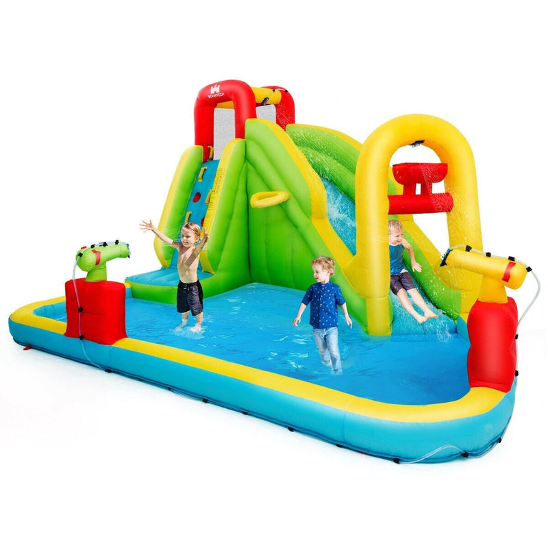 Inflatable Splash Jump Slide Water Bounce without Blower - Relaxacare
