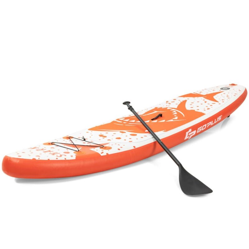 Inflatable Stand Up Paddle Board with Backpack Aluminum Paddle Pump-L - Relaxacare