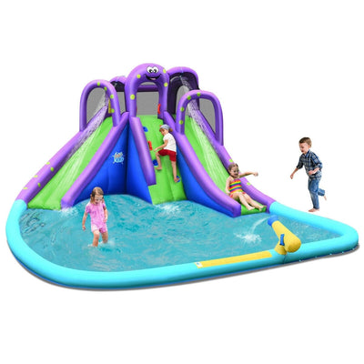 Inflatable Water and Sand Park Mighty Bounce House with Large Pool - Relaxacare
