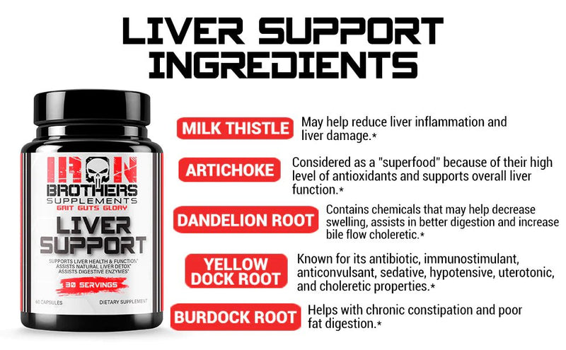 Iron Brothers - LIVER SUPPORT - Relaxacare