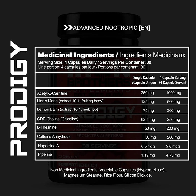 Iron Brothers - PRODIGY NOOTROPIC - Relaxacare