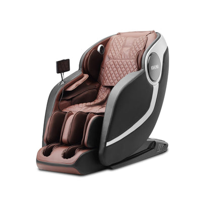 Kahuna - Arete Massage Chair Brown/Black SL Track Massage Chair with TOUCH SCREEN - Relaxacare