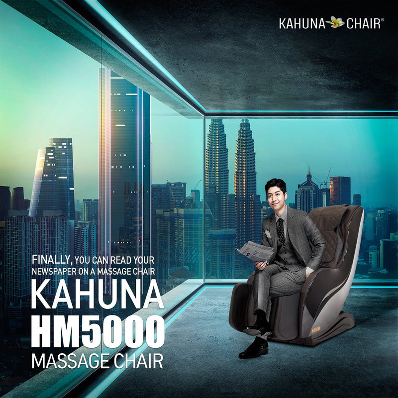 Kahuna HM-5000 Massage Chair-L track - Relaxacare