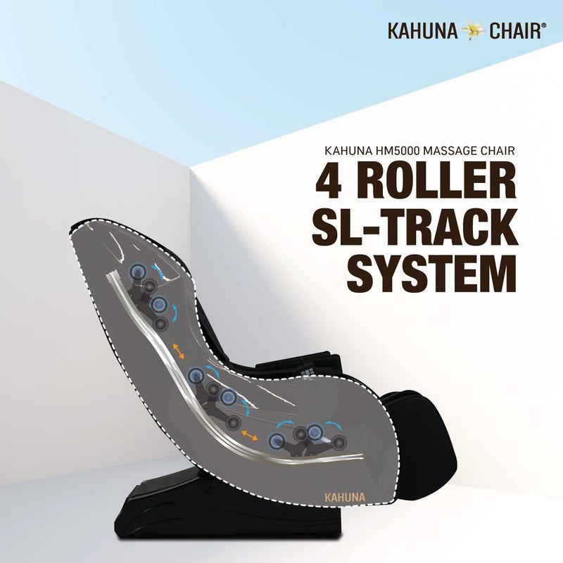 Kahuna HM-5000 Massage Chair-L track - Relaxacare