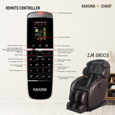 Kahuna-LM-6800S 360 Massage chair - Relaxacare