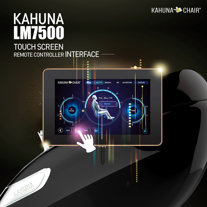 KAHUNA – LM-7500-Swedish/ Shiatsu Massage Chair - Relaxacare