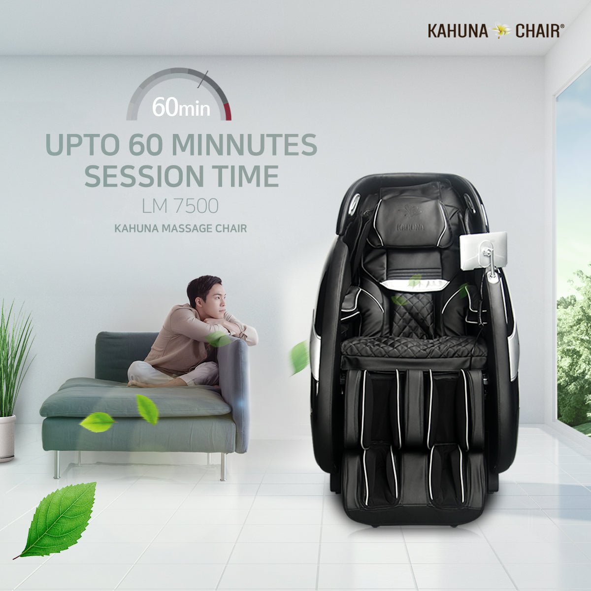 KAHUNA LM 7500 Swedish Shiatsu Massage Chair