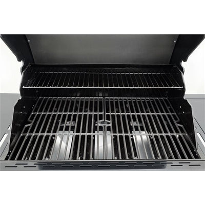 Kenmore Black 4-Burner 53,000 BTU Liquid Propane Gas Grill BBQ with 1 Side Burner- Stainless Steel - Relaxacare
