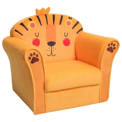 Kids Armrest Lion Upholstered Sofa - Relaxacare