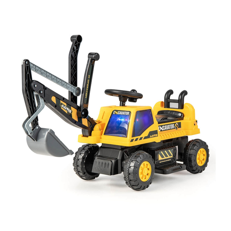 Kids ASTM Certificated Powered Ride On Bulldozer with Front Digger Shovel - Relaxacare