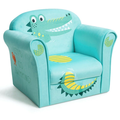 Kids Crocodile Armrest Upholstered Couch - Relaxacare