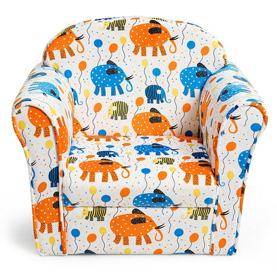 Kids Elephant Upholstered Sofa with Armrest - Relaxacare
