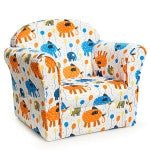 Kids Elephant/Astronaut/Crocodile/Lion Upholstered Sofa with Armrest - Relaxacare