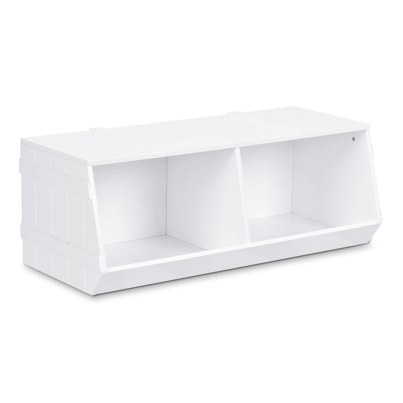 Kids Flexible Stackable Toy Box Organizer Storage Cabinet - Relaxacare