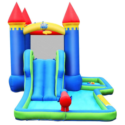 Kids Inflatable Bounce House Water Slide without Blower - Relaxacare