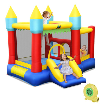 Kid's Inflatable Bouncer with Jumping Area and 480W Blower - Relaxacare