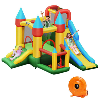 Kids Inflatable Dual Slide Jumping Castle with 780W Blower - Relaxacare