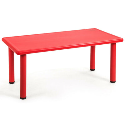 Kids Plastic Rectangular Learn and Play Table - Relaxacare