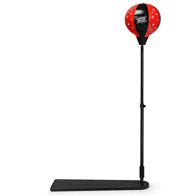 Kids Punching Bag with Adjustable Stand and Boxing Gloves - Relaxacare