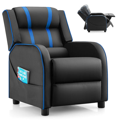 Kids Recliner Chair with Side Pockets and Footrest - Relaxacare