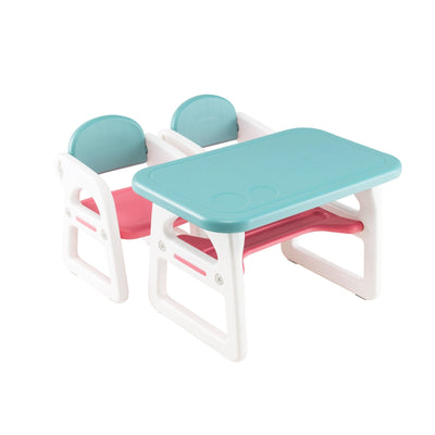 Kids Table and Chair Set with Building Blocks - Relaxacare
