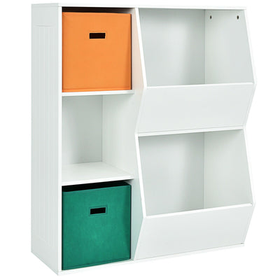 Kids Toy Storage Cabinet Shelf Organizer-Multicolor - Relaxacare