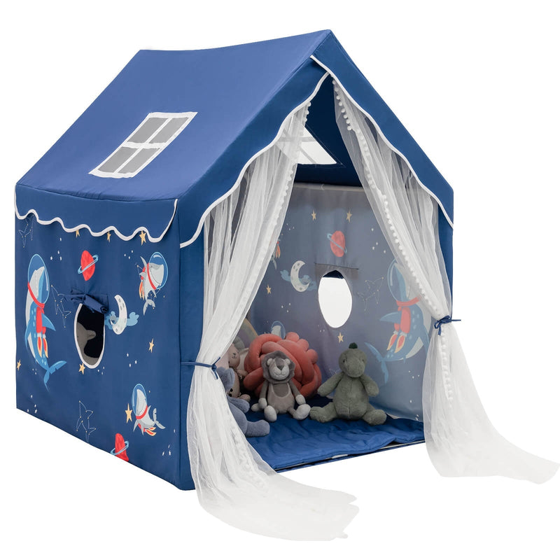 Large Kids Play Tent with Removable Cotton Mat - Relaxacare