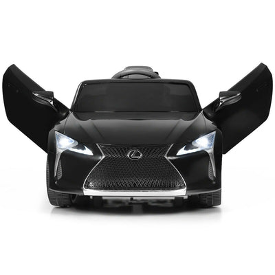 Lexus LC500 Licensed Kids 12V Ride Remote Control Electric Vehicle-Black - Relaxacare