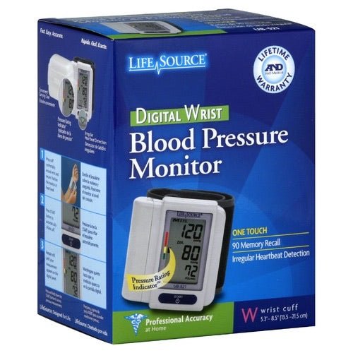 LifeSource UB521 Digital Wrist Blood Pressure Monitor