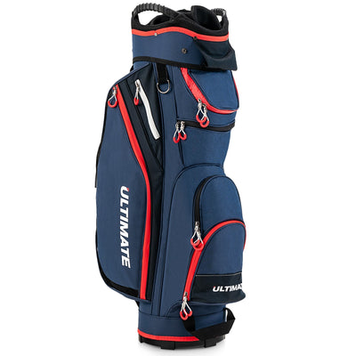 Lightweight and Large Capacity Golf Stand Bag-Navy - Relaxacare