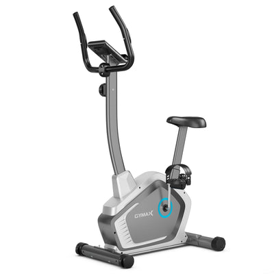 Magnetic Upright Exercise Bike Cycling Bike with Pulse Sensor 8-Level Fitness - Relaxacare