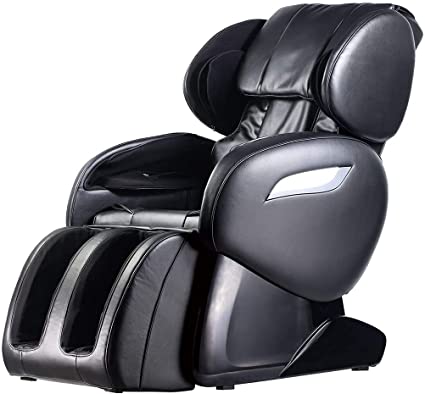 Massage Chair Zero Gravity Full Body Electric Shiatsu Massage Chair Recliner with Foot Rollers Built-in Heat Therapy Air Massage System Stretch Vibrating for Home Office - Relaxacare