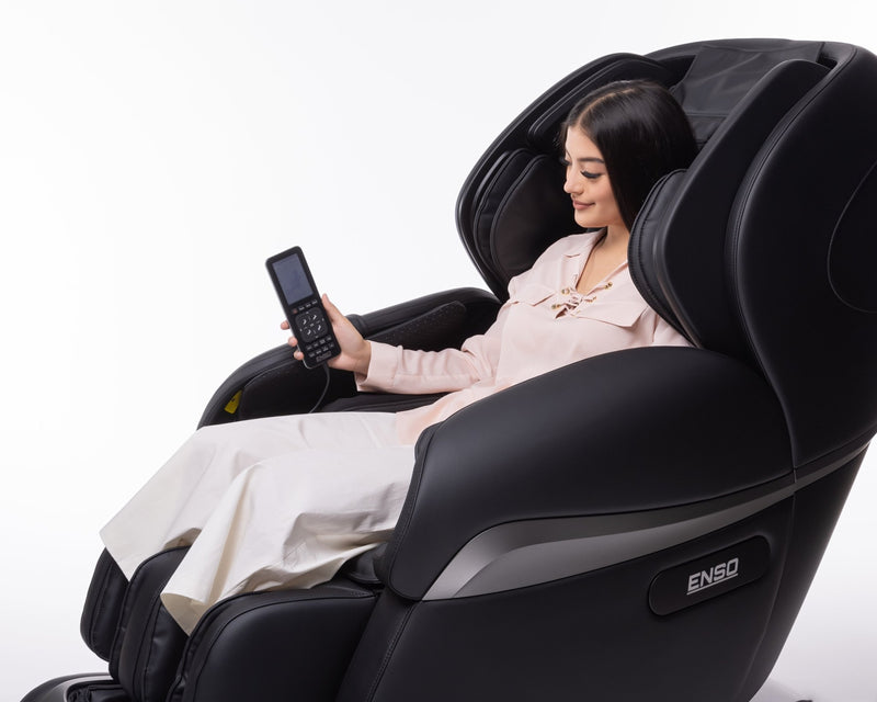 MEGA SALE - ENSO 2- 2024 Model - Premium Therhappy 6 Full Body 4D Massage Chair with Calf Rollers, SL Track, Robotic 3D Foot, Voice Control Fully Loaded- - Relaxacare