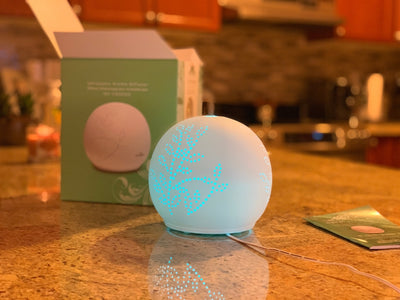 Mega Sale-Nuvoessence Ceramic Diffuser with light therapy NV-CD1000 - Relaxacare