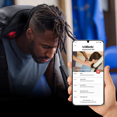 Mega Sale-Trumedic-3D Magic Hands Pro With Smart App Neck And Body Massager Premium 2023 Model - Relaxacare