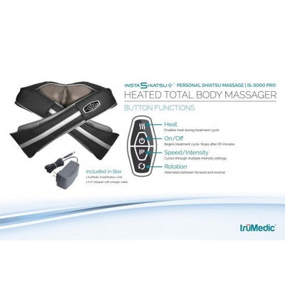 Mega Sale-TruMedic is-3000 PRO Neck Massager with heat - Relaxacare