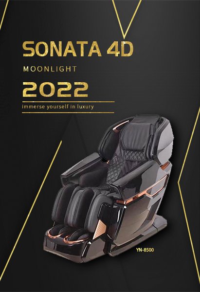 Mega Sale-YOUNEED - Luxury 4D Zero G Massage Chair - Sonata Moonlight YN-8500 - Relaxacare