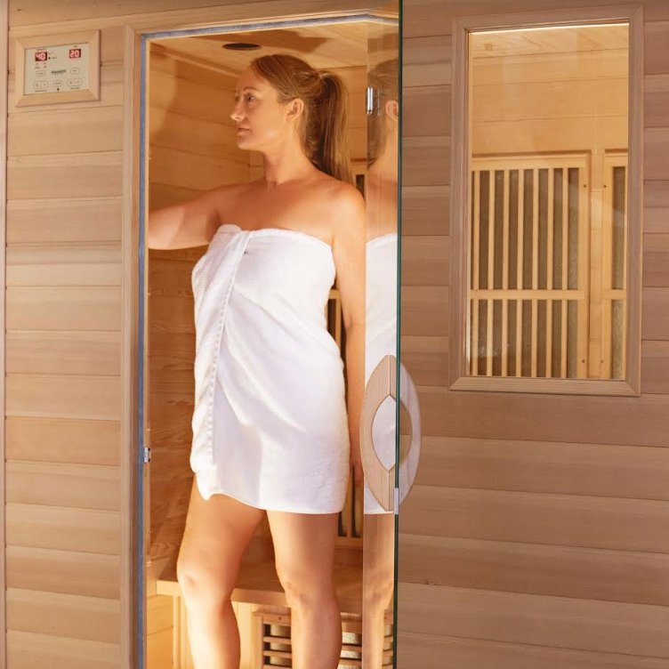 Mega Sale - Zen Brighton Infrared Sauna - 3 Person - Ultra Low EMF - Plug And Play-Bluetooth Speakers - Relaxacare